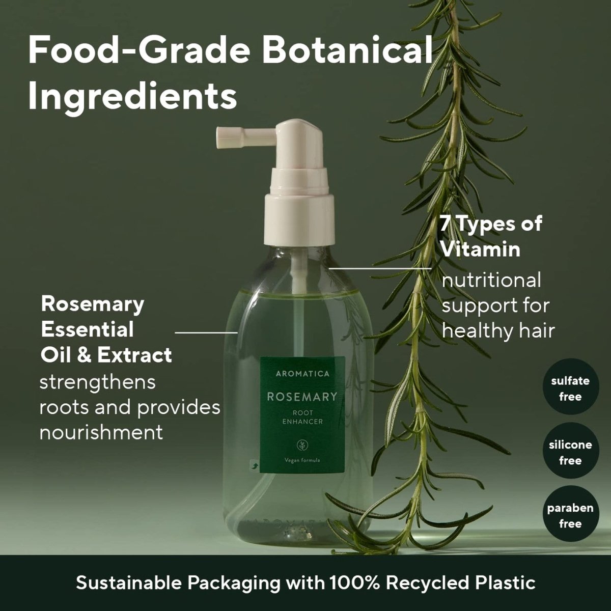 AROMATICA Rosemary Root Enhancer 100ml Hair Care oceanbuy beauty markham toronto free ship USA asian korean skincare