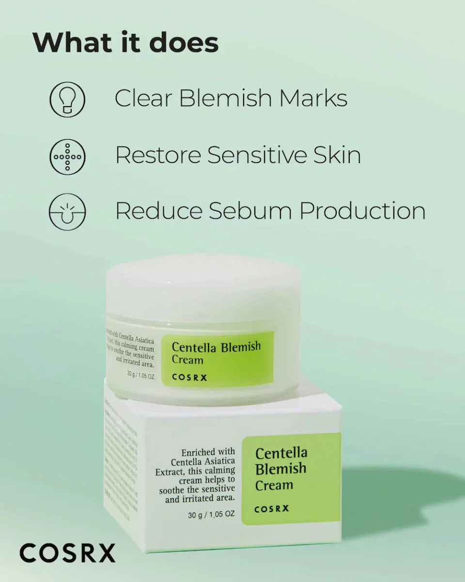 COSRX Centella Blemish Cream 30ml Health & Beauty oceanbuy beauty markham toronto free ship USA asian korean skincare