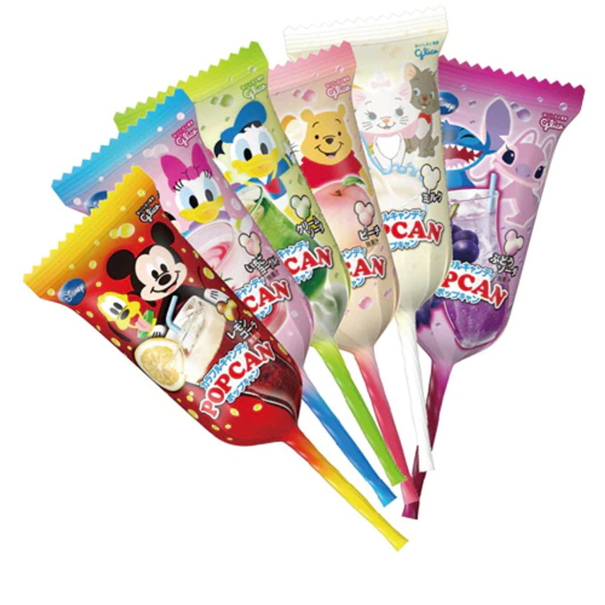 GLICO Popcan Disney Soda Lollipop 30Pcs - Blue Box Food, Beverages & Tobacco oceanbuy beauty markham toronto free ship USA asian korean skincare