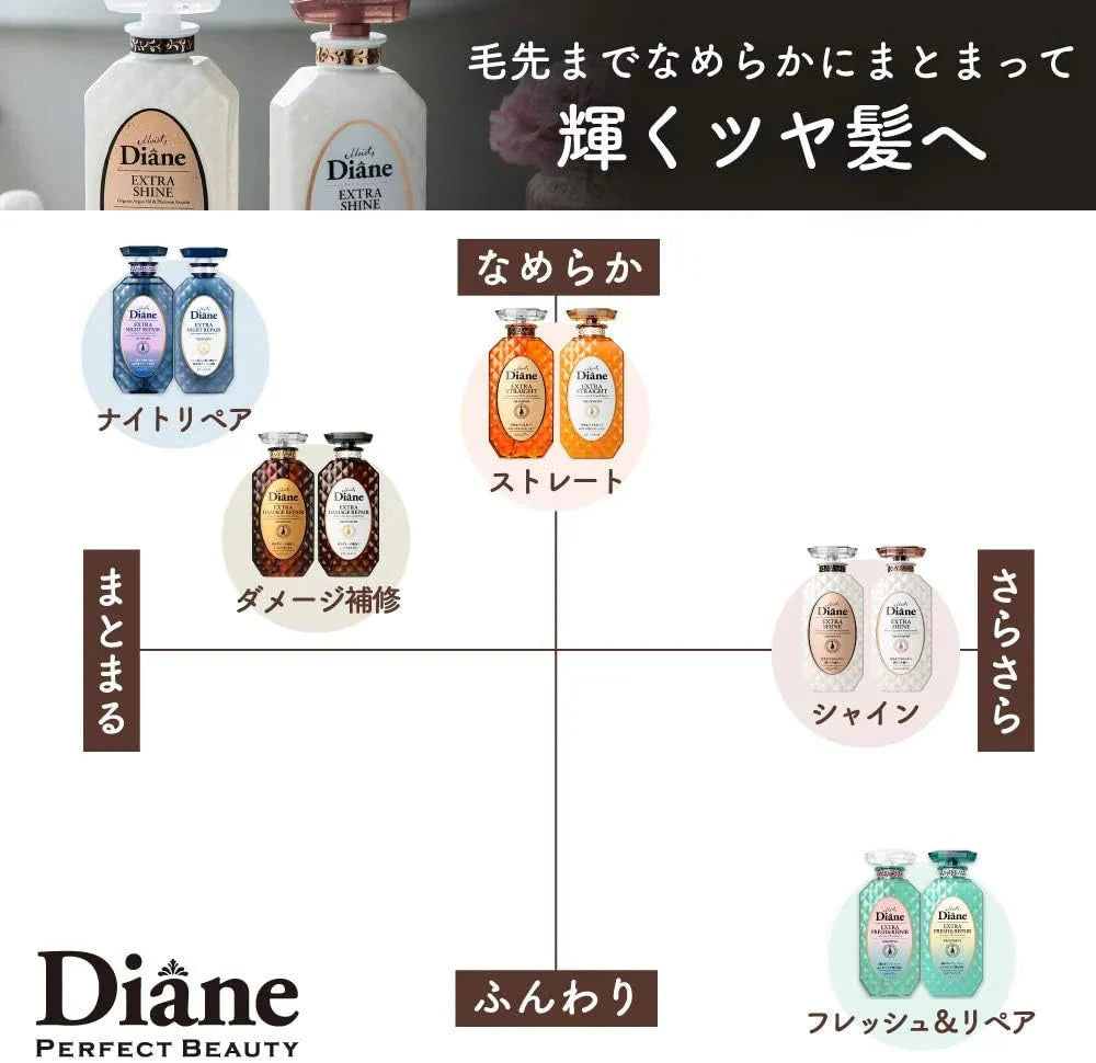 MOIST DIANE Extra Damage Repair Hair Care Set 450ml*2 Hair Care oceanbuy beauty markham toronto free ship USA asian korean skincare