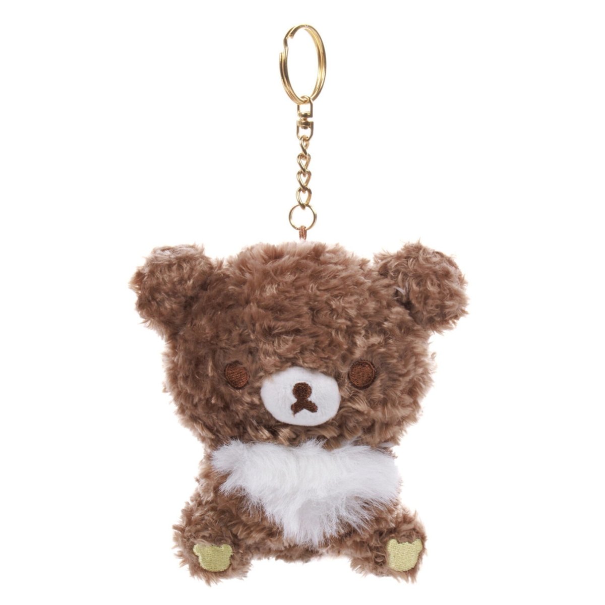 RILAKKUMA Chairoikoguma Cocoa Keychain Plush Toys & Games oceanbuy beauty markham toronto free ship USA asian korean skincare