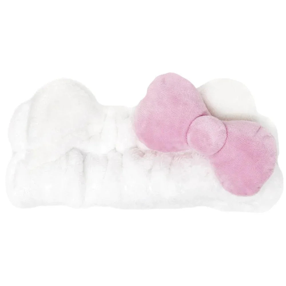 THE CREME SHOP x Hello Kitty© with Signature Bow (Pink) Plush Spa Headband Health & Beauty oceanbuy.ca markham toronto free ship USA asian korean skincare