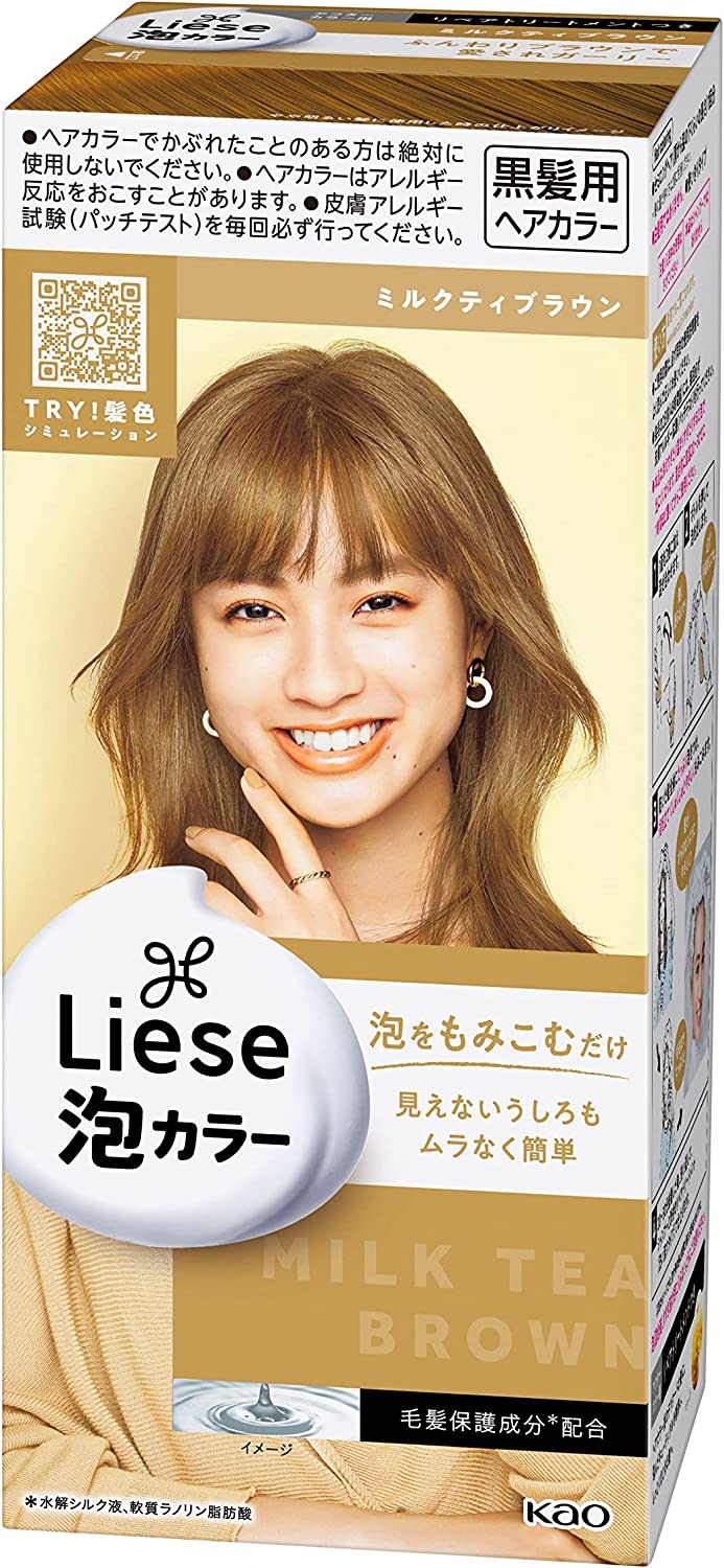 KAO Liese Creamy Bubble Hair Dye Color Natural Series - 8 Types to choose Hair Care oceanbuy.ca markham toronto free ship USA asian korean skincare