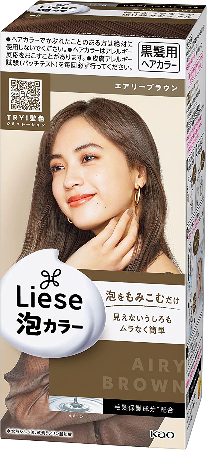 KAO Liese Creamy Bubble Hair Dye Color Natural Series - 8 Types to choose Hair Care oceanbuy.ca markham toronto free ship USA asian korean skincare