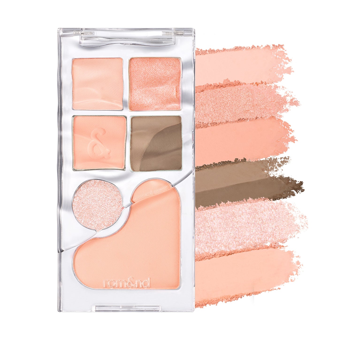 ROMAND Bare Layers Palette 14g - 01 Apricot Mood Health & Beauty oceanbuy.ca markham toronto free ship USA asian korean skincare