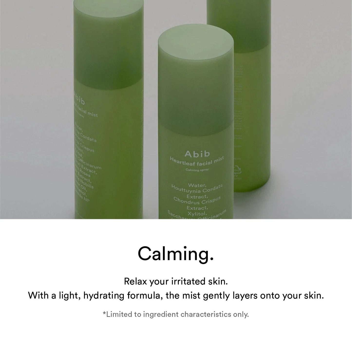 ABIB Heartleaf Facial Mist Calming Spray Set (150ml + Refill 150ml) Health & Beauty oceanbuy.ca markham toronto free ship USA asian korean skincare