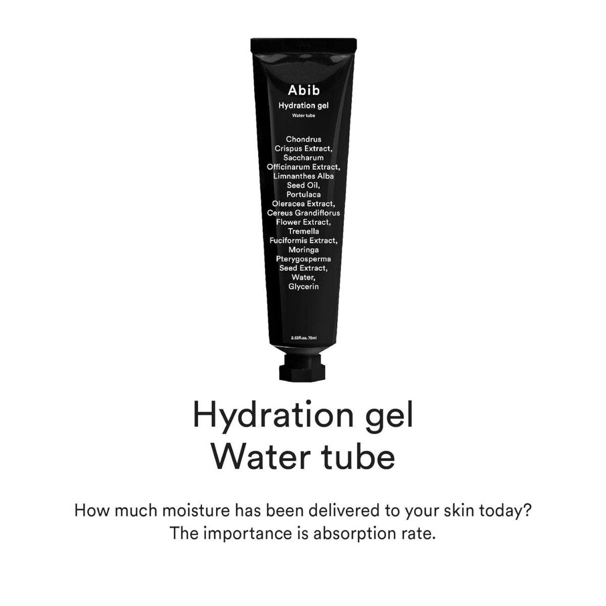 ABIB Hydration Gel Water Tube 75ml Health & Beauty oceanbuy.ca markham toronto free ship USA asian korean skincare