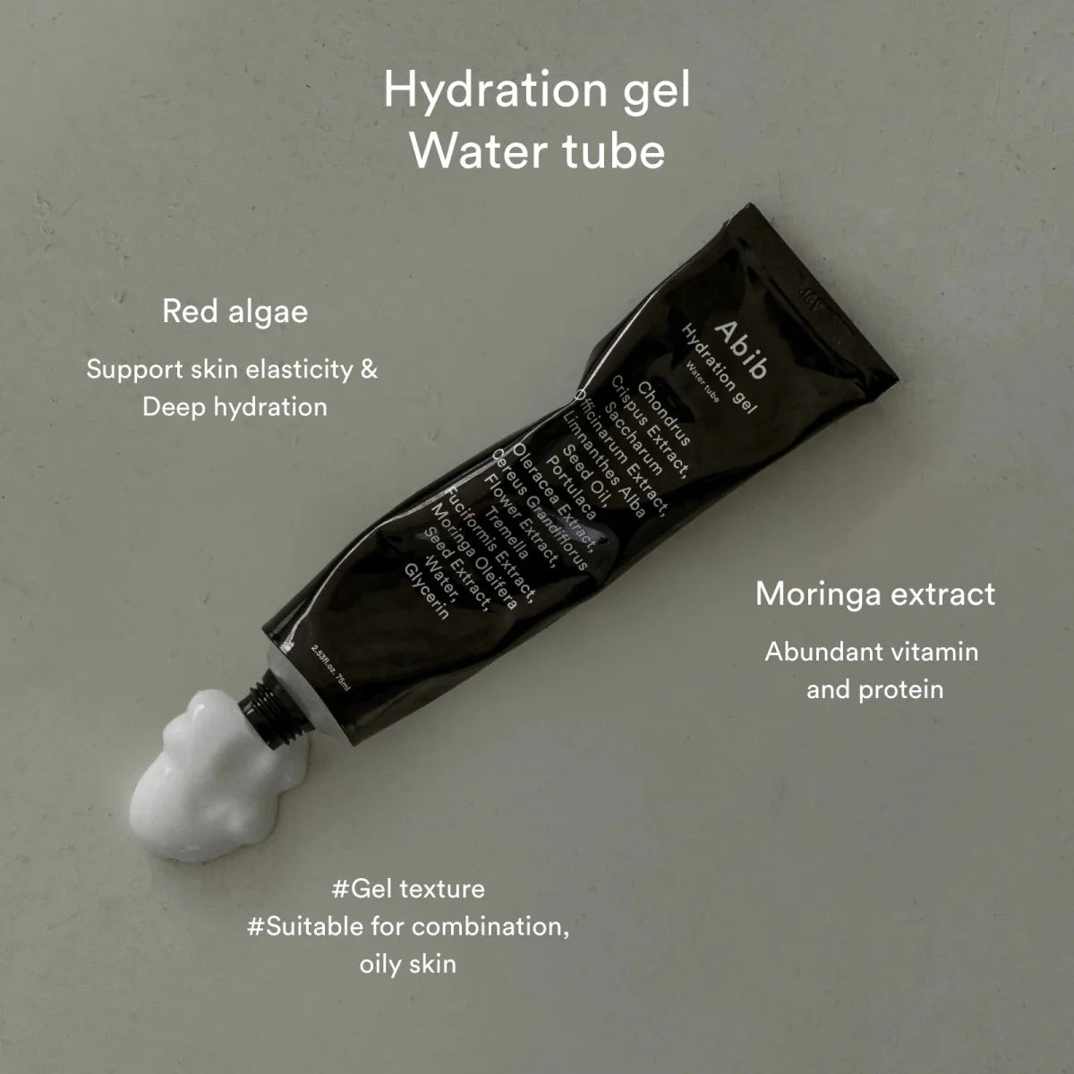 ABIB Hydration Gel Water Tube 75ml Health & Beauty oceanbuy.ca markham toronto free ship USA asian korean skincare