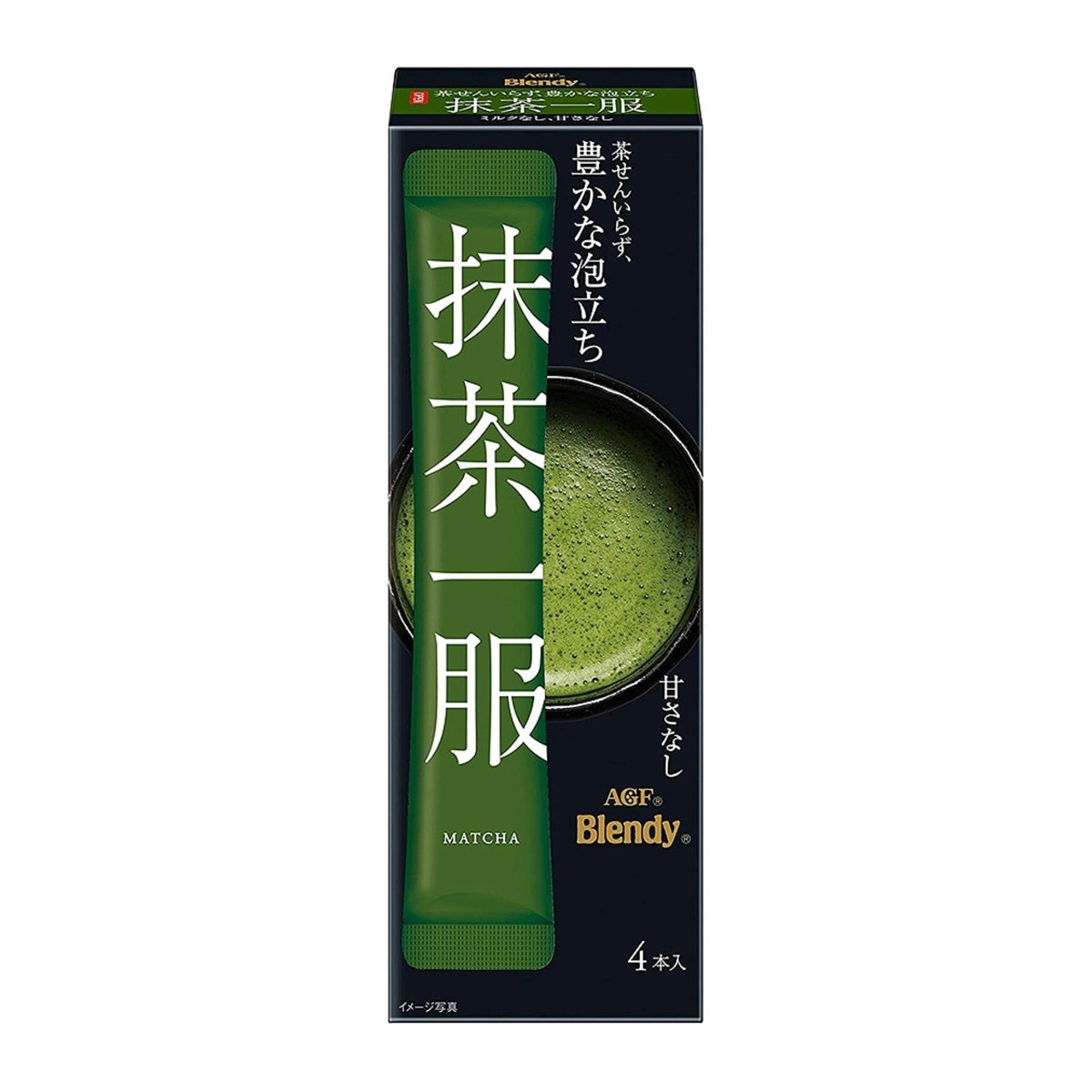 AGF Blendy Matcha Without Milk 4Pcs Food, Beverages & Tobacco oceanbuy.ca markham toronto free ship USA asian korean skincare