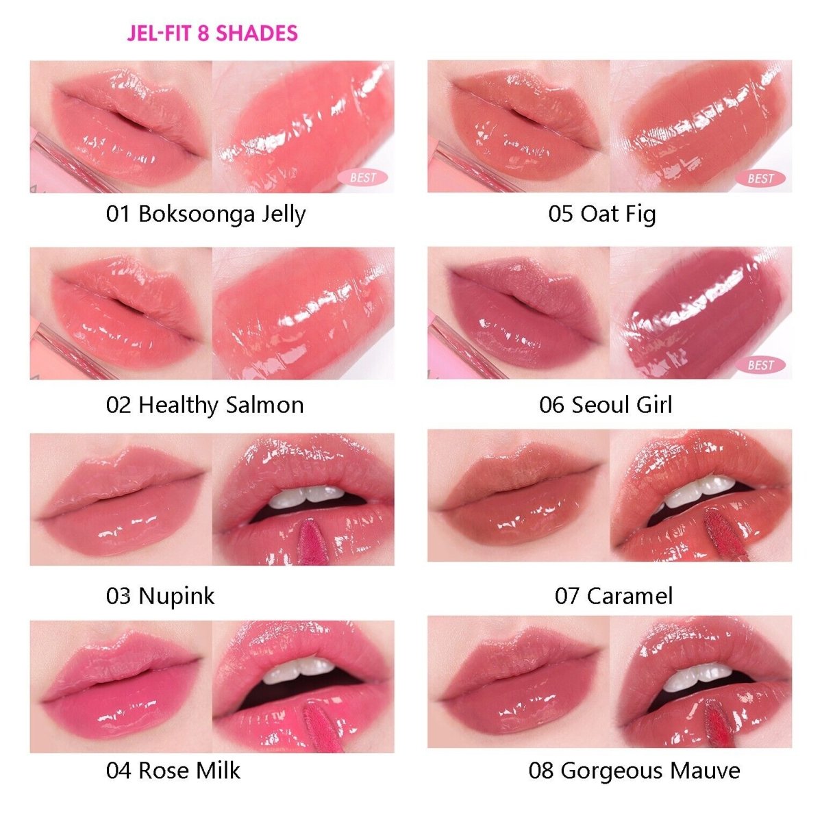 AMUSE Jel - Fit Tint 3.8g - 4 Color to Choose Health & Beauty oceanbuy.ca markham toronto free ship USA asian korean skincare