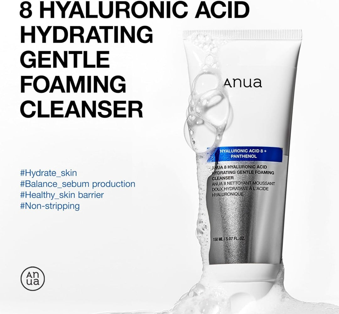 ANUA 8 Hyaluronic Acid Hydrating Gentle Foaming Cleanser 150ml Health & Beauty oceanbuy beauty markham toronto free ship USA asian korean skincare