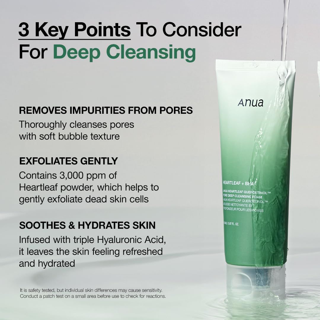 Anua Heartleaf Cleansing Foam key points