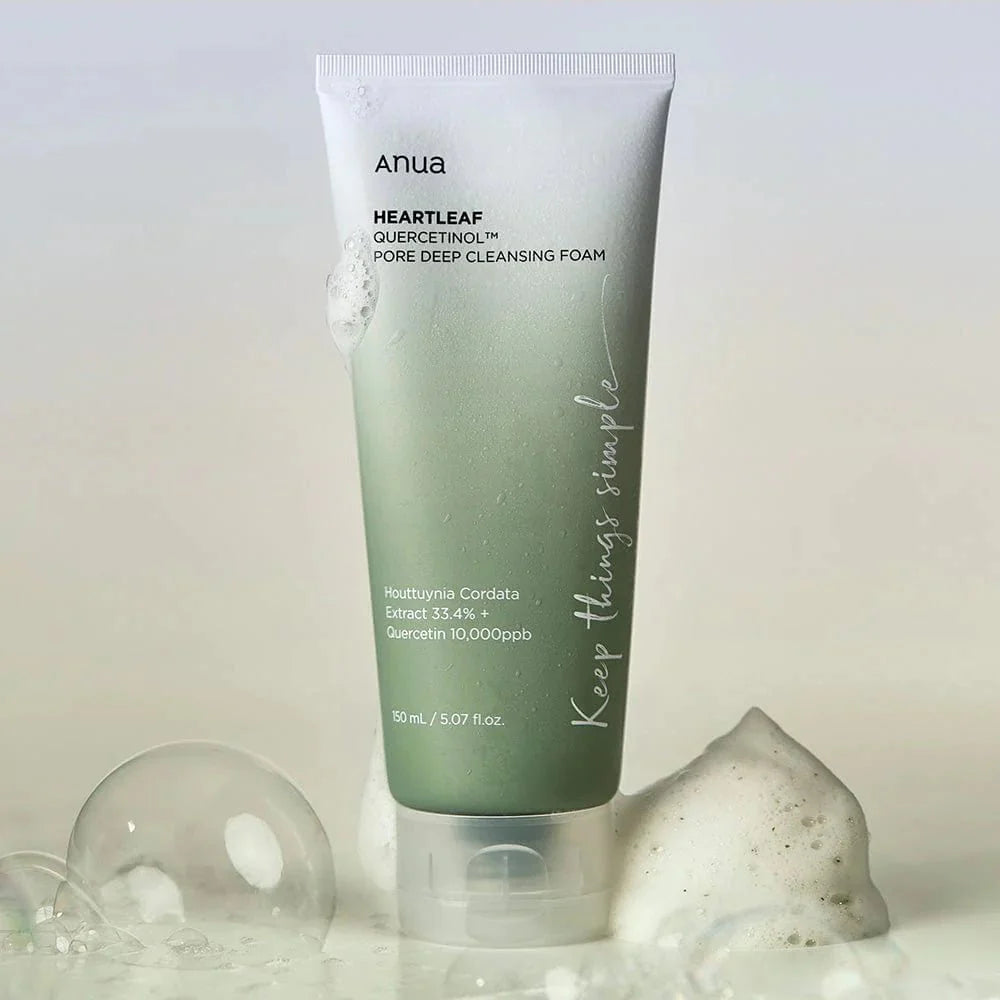 ANUA Heartleaf Quercetinol Pore Deep Cleansing Foam 150ml Health & Beauty oceanbuy.ca markham toronto free ship USA asian korean skincare