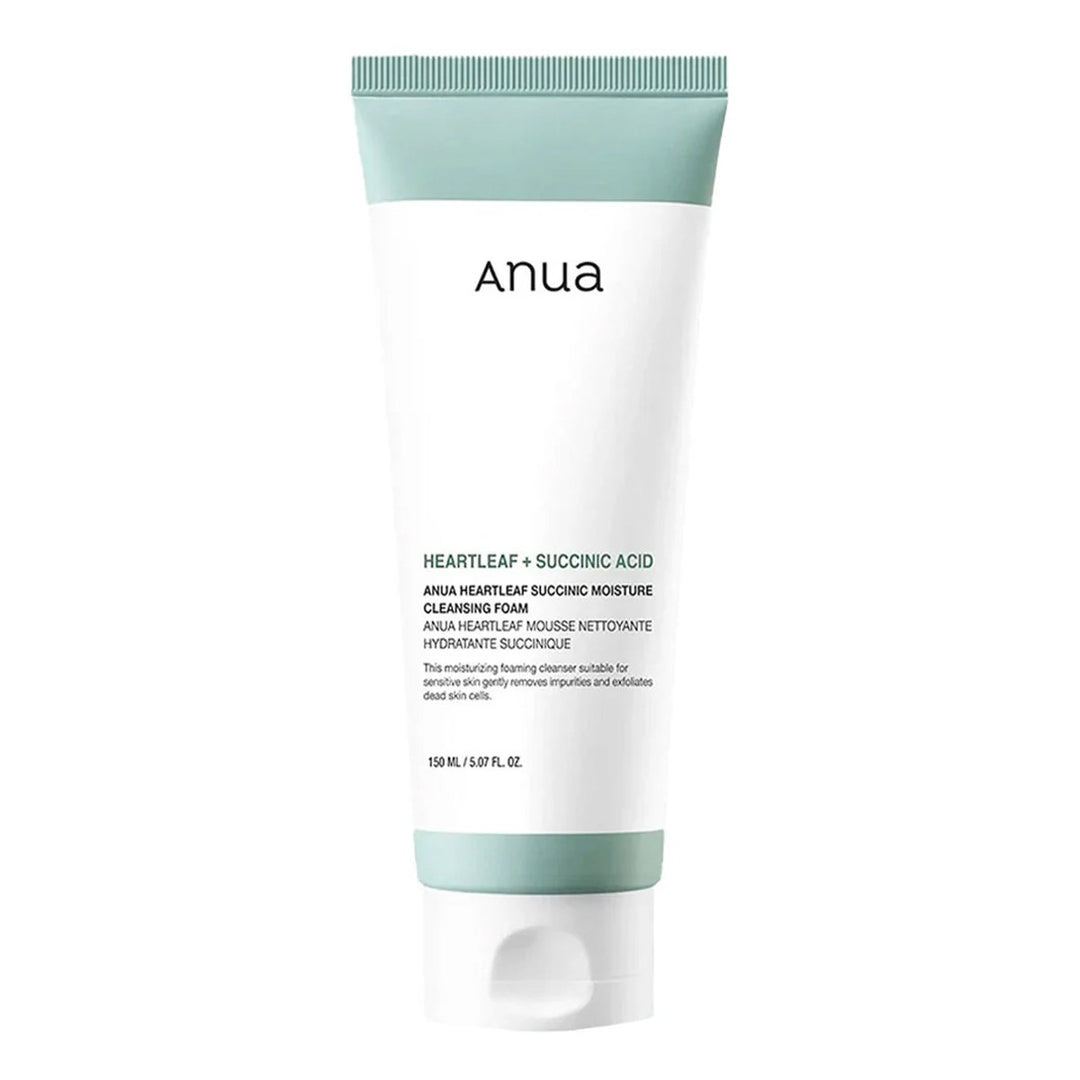 ANUA Heartleaf Succinic Moisture Cleansing Foam 150ml Health & Beauty Kbeauty markham toronto free ship USA asian korean