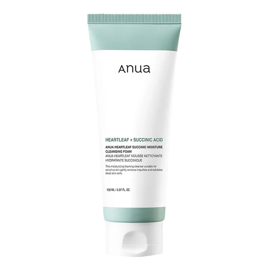 ANUA Heartleaf Succinic Moisture Cleansing Foam 150ml Health & Beauty Kbeauty markham toronto free ship USA asian korean
