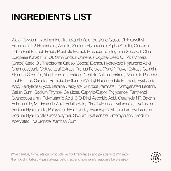 ANUA Niacinamide 10% + TXA 4% Serum 30ml (New and old versions shipped randomly) Health & Beauty Kbeauty markham toronto free ship USA asian korean