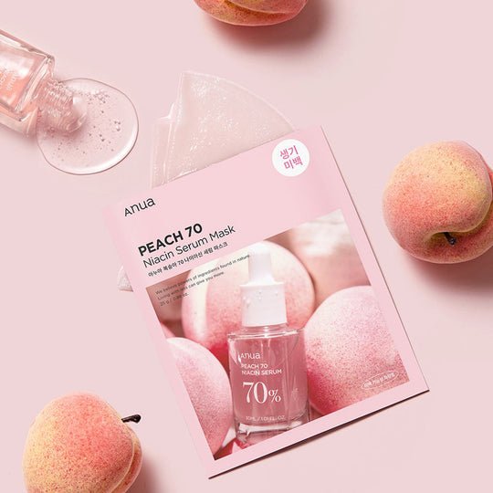 Anua Peach 70 Niacin Serum Mask 25ml - 1 Piece oceanbuy.ca markham toronto free ship USA asian korean skincare
