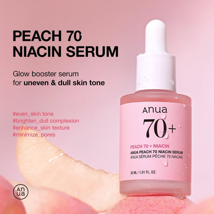 ANUA Peach 70% Niacinamide Serum 30ml Health & Beauty Kbeauty markham toronto free ship USA asian korean