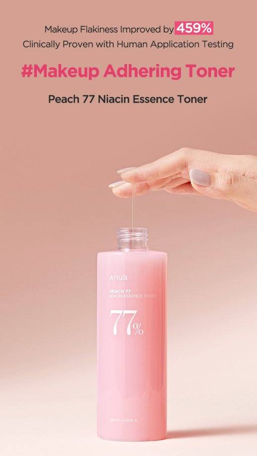 ANUA Peach 77 Niacin Essence Toner 250ml Health & Beauty oceanbuy.ca markham toronto free ship USA asian korean skincare