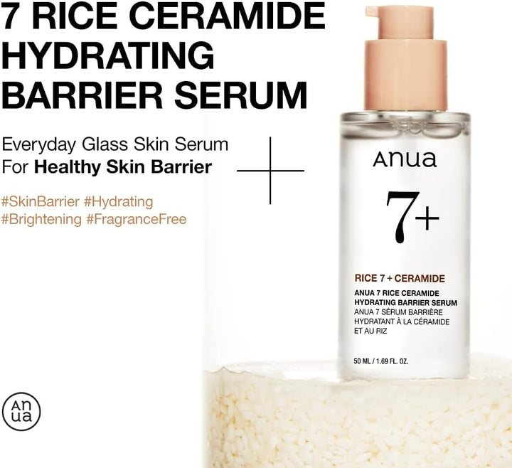 ANUA Rice 7 Ceramide Hydrating Barrier Serum 50ml Health & Beauty oceanbuy beauty markham toronto free ship USA asian korean skincare