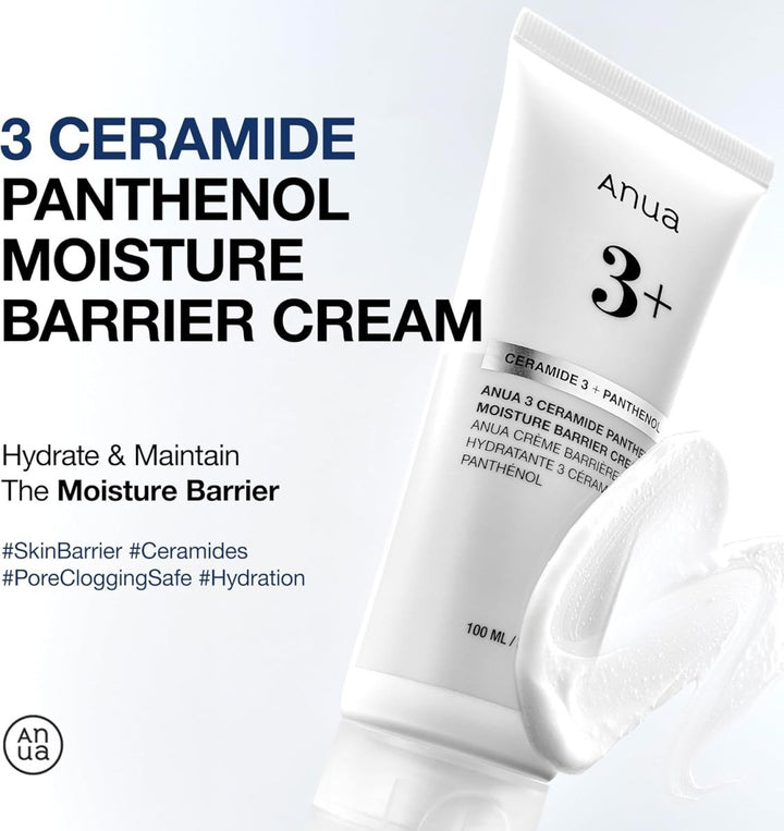 ANUA 3 Ceramide Panthenol Moisture Barrier Cream 100ml Health & Beauty