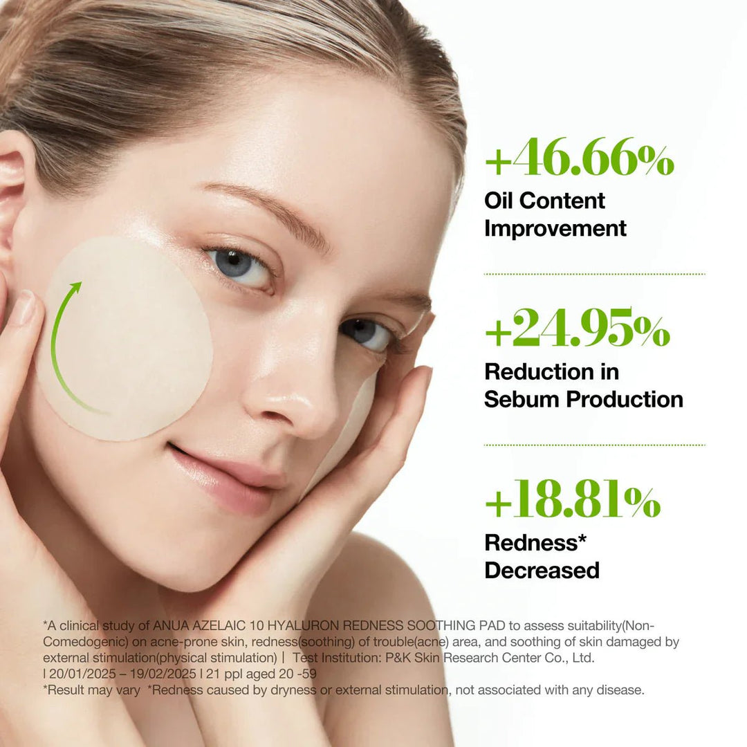 ANUA Azelaicacid 10 Hyaluron Redness Soothing Pad 90 Pads Health & Beauty