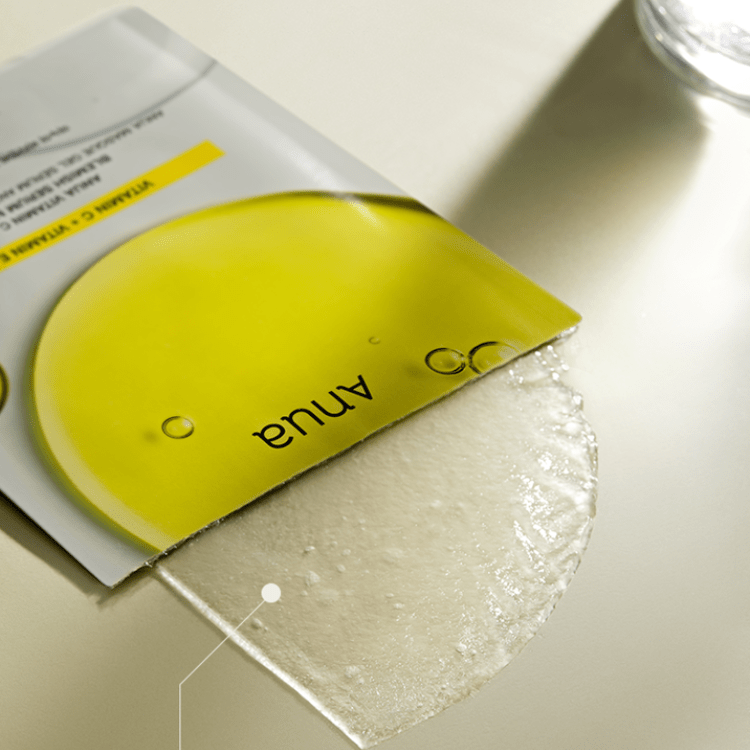 ANUA Green Lemon Vita C Blemish Serum Mask 1Pcs Health & Beauty