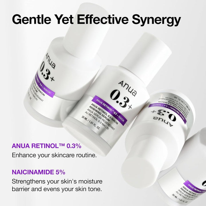 ANUA Nano Retinol 0.3% + Niacin Renewing Serum 30ml Health & Beauty
