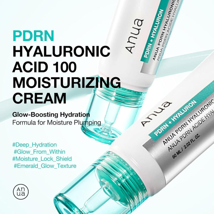 ANUA PDRN Hyaluronic Acid 100 Moisturizing Cream 60ml Health & Beauty
