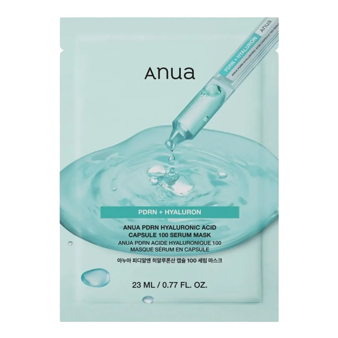 ANUA PDRN Hyaluronic Acid Capsule 100 Serum Mask 1Pcs Health & Beauty