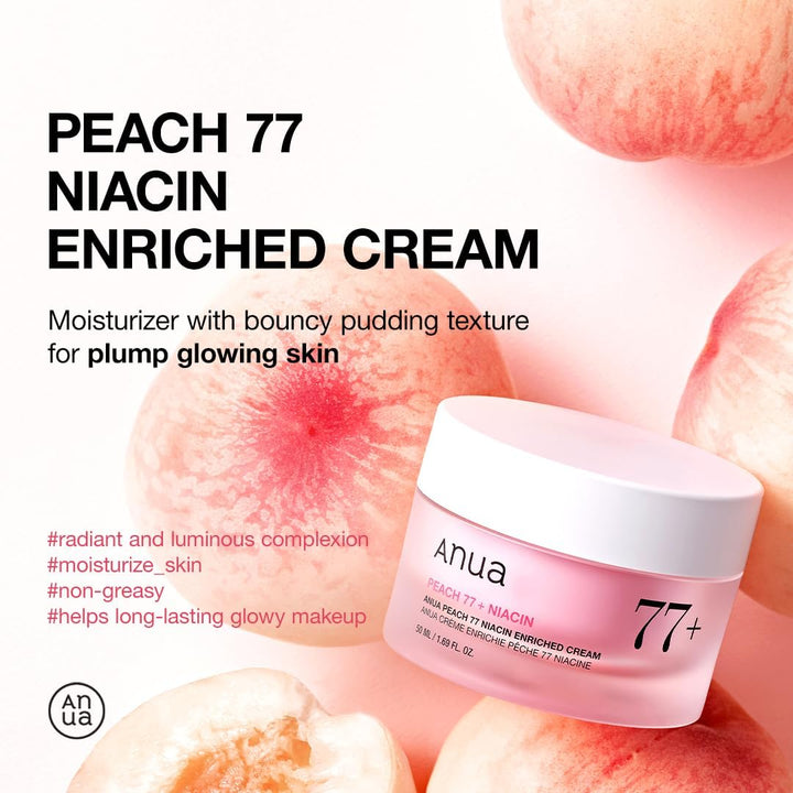 ANUA Peach 77 Niacin Enriched Cream 50ml Health & Beauty 4