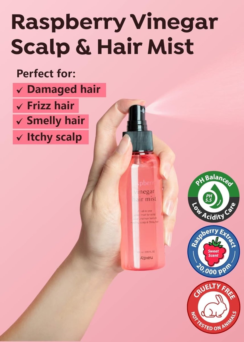 APIEU Raspberry Vinegar Hair Mist 105ml Hair Care oceanbuy beauty markham toronto free ship USA asian korean skincare