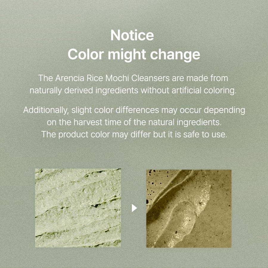 ARENCIA Fresh Green Rice Mochi Cleanser 120g Health & Beauty