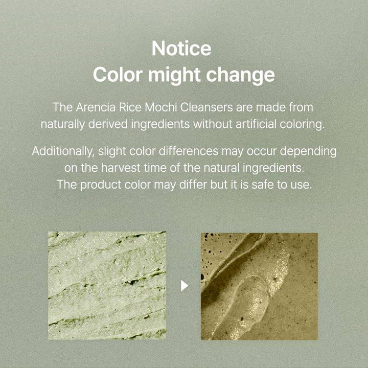 ARENCIA Fresh Green Rice Mochi Cleanser 120g Health & Beauty