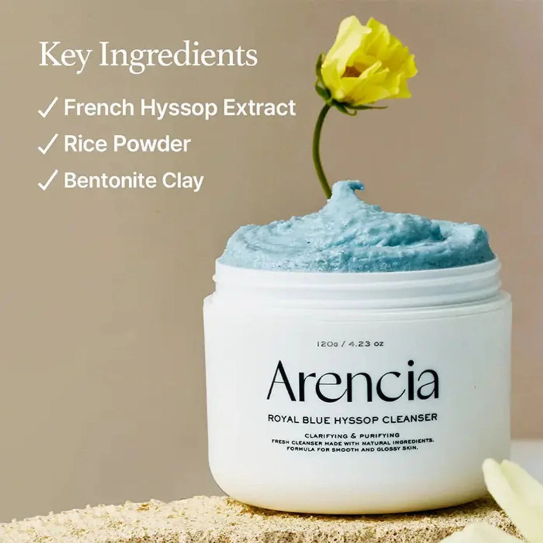 ARENCIA Royal Blue Hyssop Cleanser 120g Health & Beauty