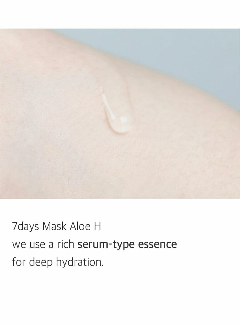 ARIUL 7 Days Mask 1Pcs - Aloe H Health & Beauty oceanbuy beauty markham toronto free ship USA asian korean skincare