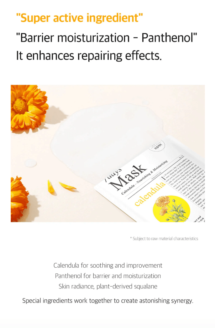 ARIUL 7 Days Mask 1Pcs - Calendula P Health & Beauty oceanbuy beauty markham toronto free ship USA asian korean skincare