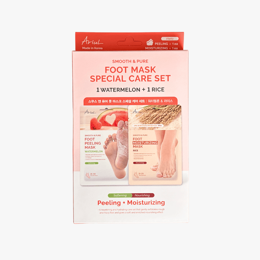 ARIUL Smooth & Pure Foot Mask Special Care Duo Set - Softening Foot Care 1