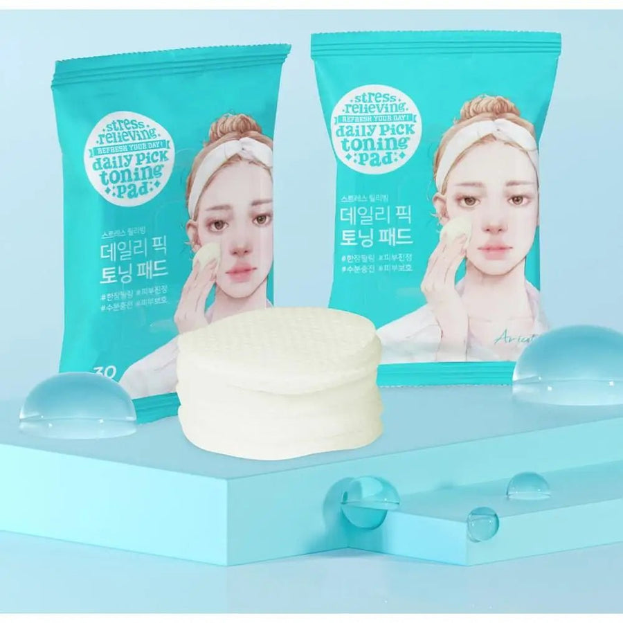 ARIUL Stress Relieving Daily Pick Toning Pad 30pcs Toner Pads 1