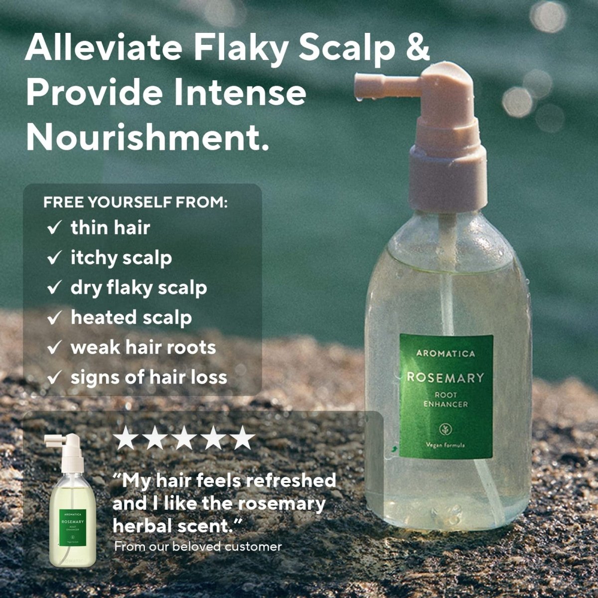 AROMATICA Rosemary Root Enhancer 100ml Hair Care oceanbuy beauty markham toronto free ship USA asian korean skincare