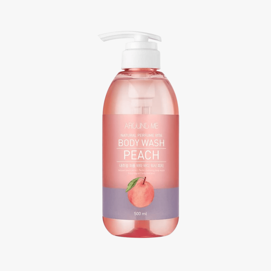 AROUND ME Perfume Vita Body Wash Peach 500ml Body Wash 1
