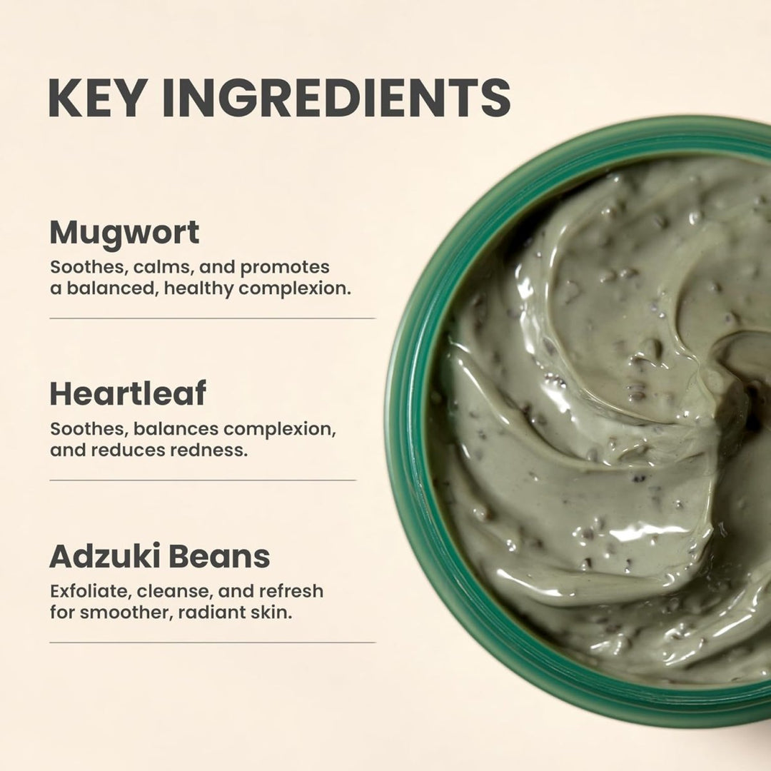 AXIS - Y Mugwort Pore Clarifying Wash Off Pack 100ml Health & Beauty 4