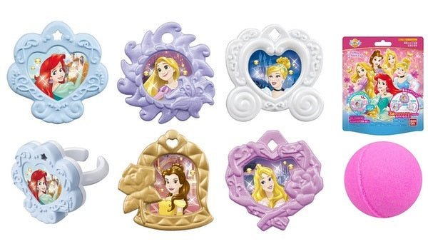 BANDAI Bikkura Egg Disney Princess Accessory Mascot Bath Balls - 1Pc oceanbuy.ca markham toronto free ship USA asian korean skincare