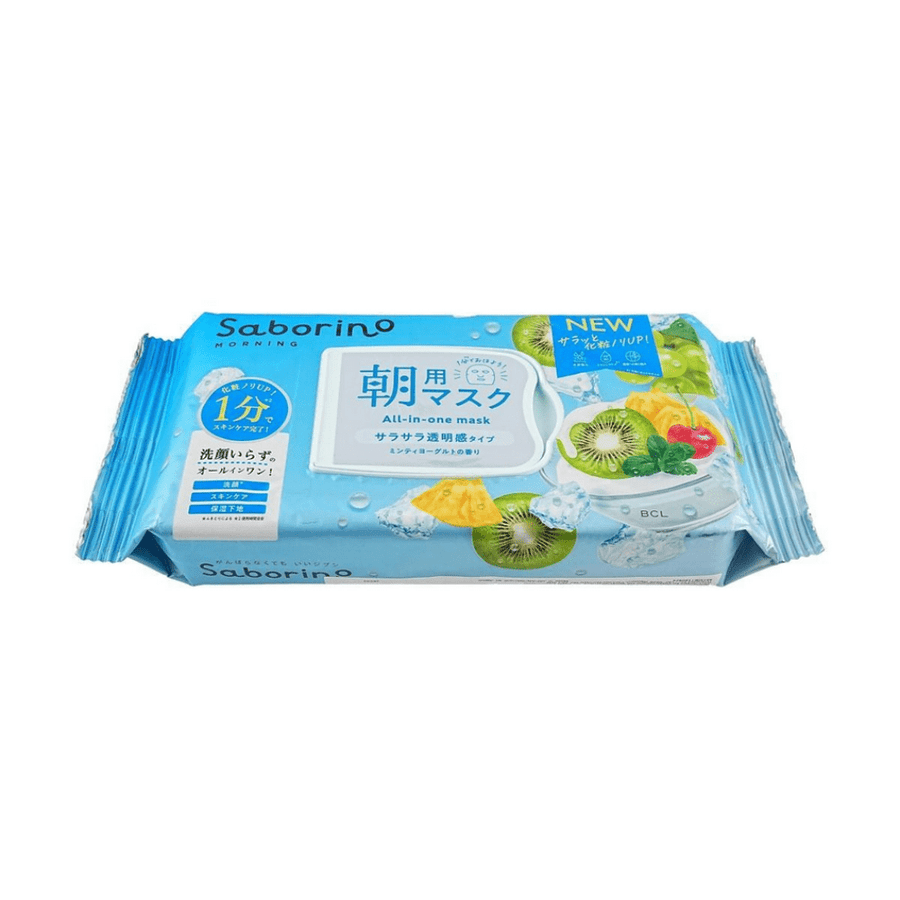 BCL SABORINO Morning Sheet Mask Minty Yogurt 28pcs Sheet Mask 1