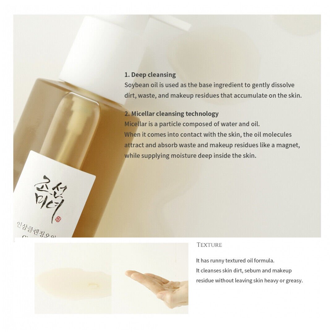 BEAUTY OF JOSEON Ginseng Cleansing Oil 210ml Health & Beauty oceanbuy.ca markham toronto free ship USA asian korean skincare