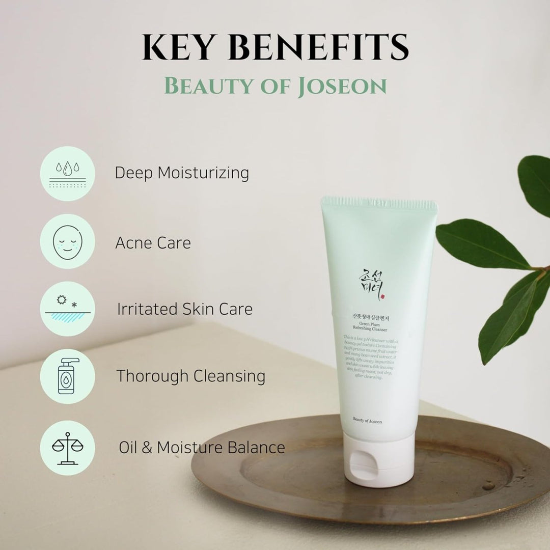BEAUTY OF JOSEON Green Plum Refreshing Cleanser 100ml Health & Beauty oceanbuy beauty markham toronto free ship USA asian korean skincare