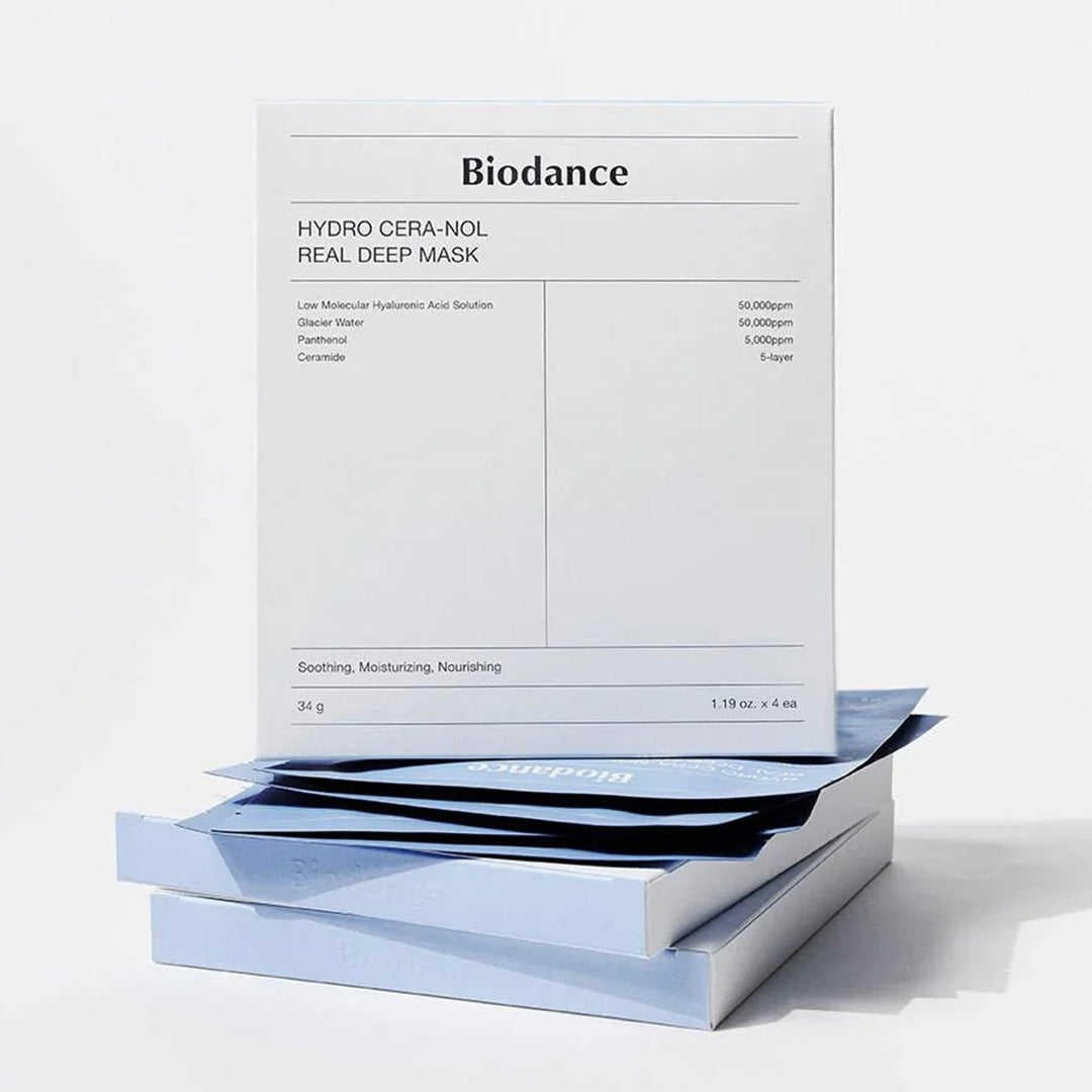 BIODANCE Hydro Cera - nol Real Deep Mask 4Pcs Health & Beauty oceanbuy beauty markham toronto free ship USA asian korean skincare