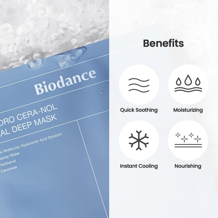 BIODANCE Hydro Cera - nol Real Deep Mask 4Pcs Health & Beauty oceanbuy beauty markham toronto free ship USA asian korean skincare