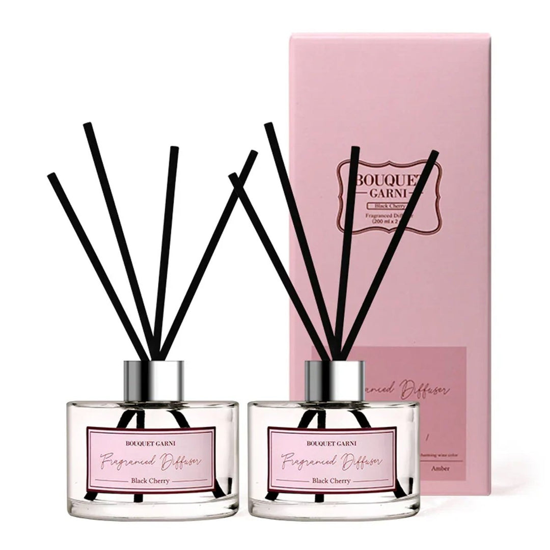 BOUQUET GARNI Fragranced Diffuser 200ml*2 - Black Cherry Home & Garden