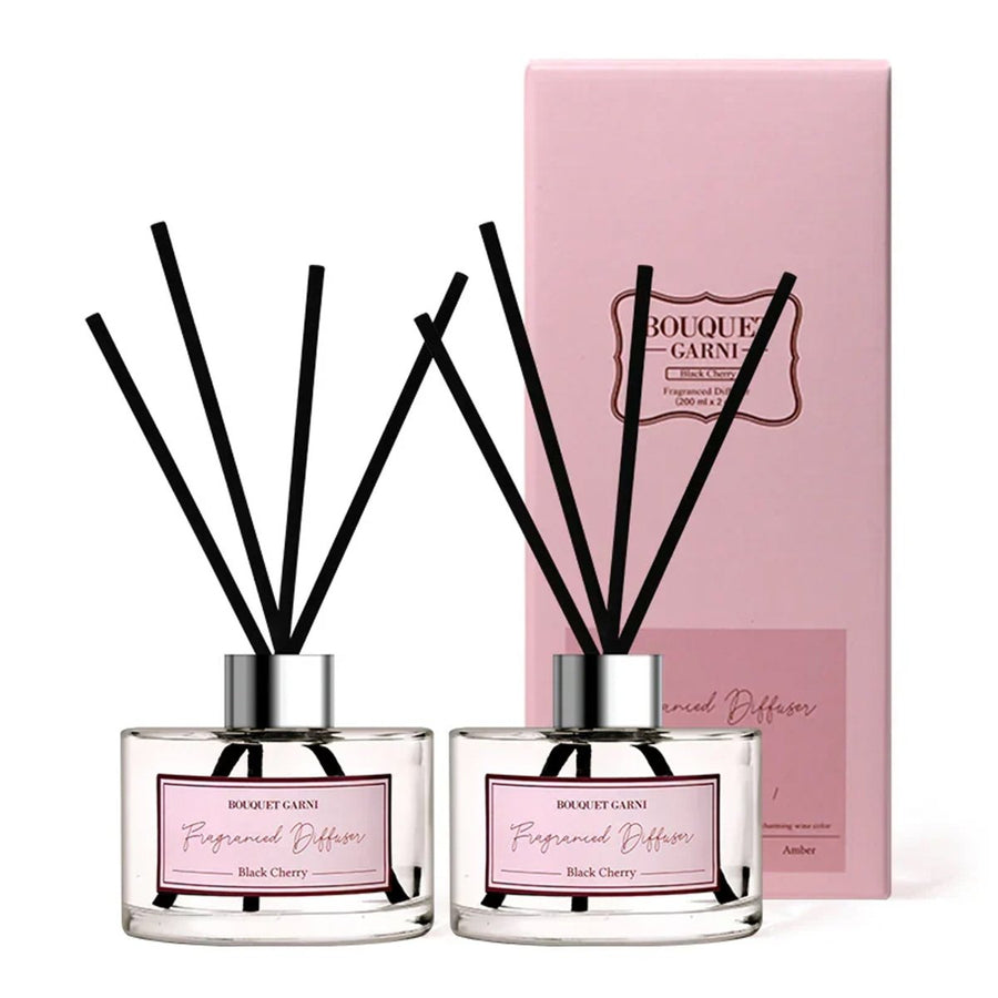 BOUQUET GARNI Fragranced Diffuser 200ml*2 - Black Cherry Home & Garden